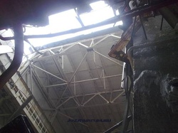 bodytextimage_damaged ceiling - from state nuclear regulatory inspectorate